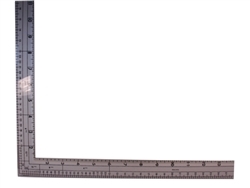 Fairgate Designer L Square Ruler 14x 24 inches calibration